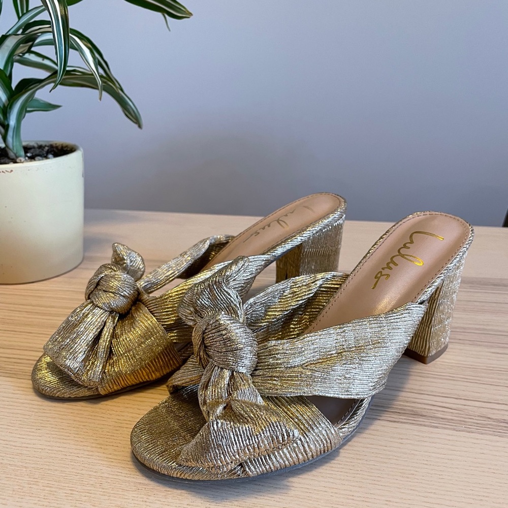 Lulu’s Bow Heeled Sandals